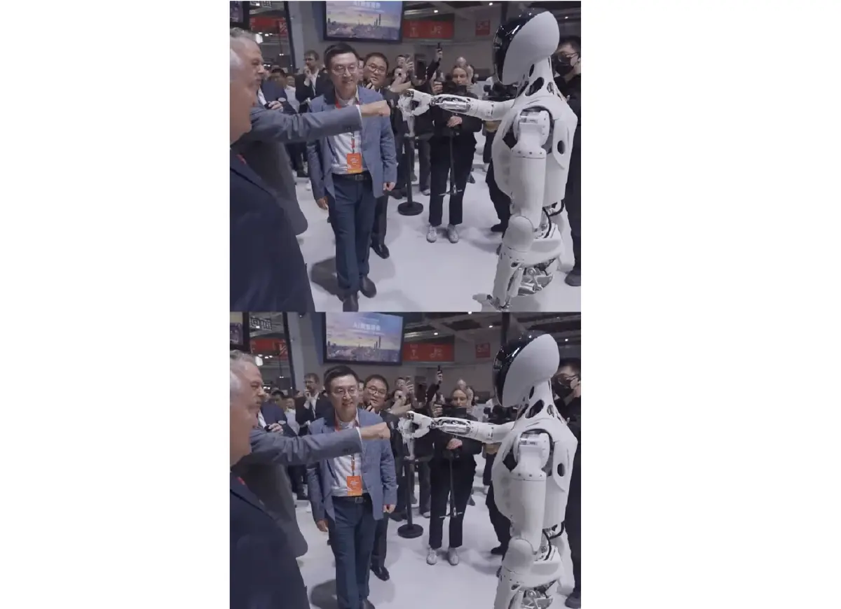 หุ่นยนต์ฮิวแมนนอยด์ พี่จีนสุดฟีเวอร์! ล่าสุดโผล่งานเปิดตัวรถ!