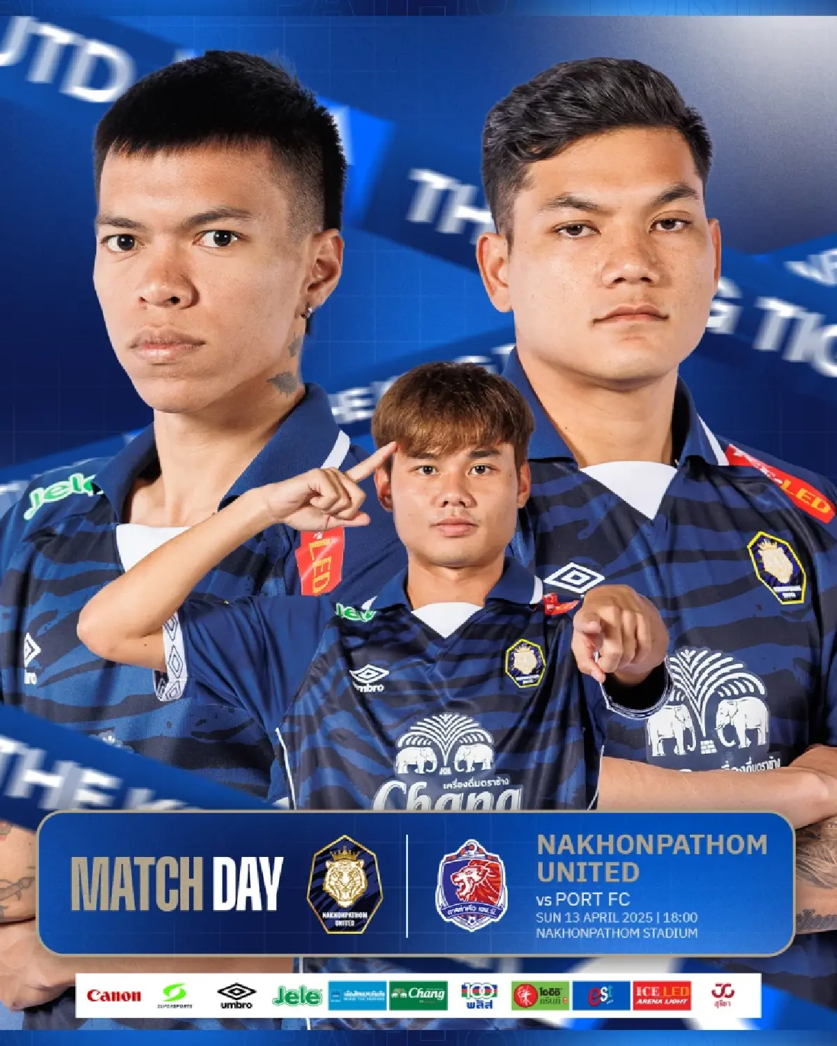 LIVE ดูบอลสด นครปฐม พบ การท่าเรือ ไทยลีก ถ่ายทอดสด วันนี้ 13 เม.ย. 68