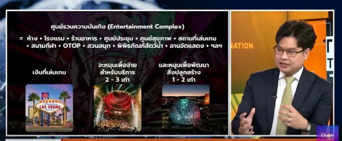 นักวิชาการชู "เอ็นเตอร์เทนเมนท์คอมเพล็กซ์" พลิกฟื้นเศรษฐกิจไทย