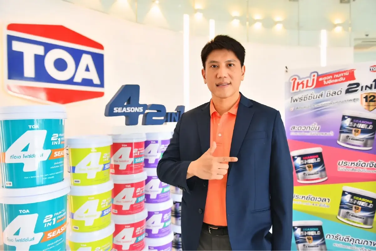 TOA ฉลองยอดขาย “4SEASONS 2in1” ทะลุ 100 ล้านใน 2 เดือน ตอบโจทย์ทุกงาน
