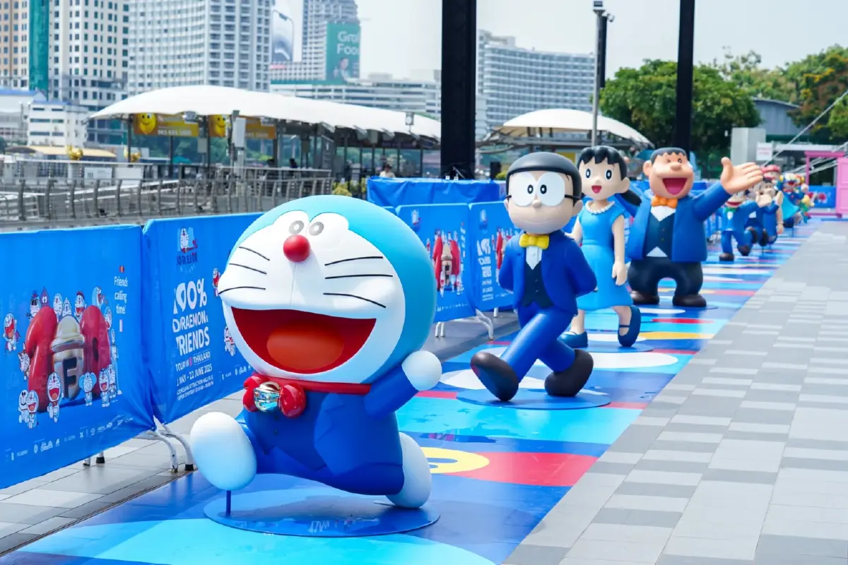 ตะลึง! โดราเอมอนยักษ์สูง 12 เมตร ฉลอง 90 ปี นิทรรศการใหญ่สุดในโลก