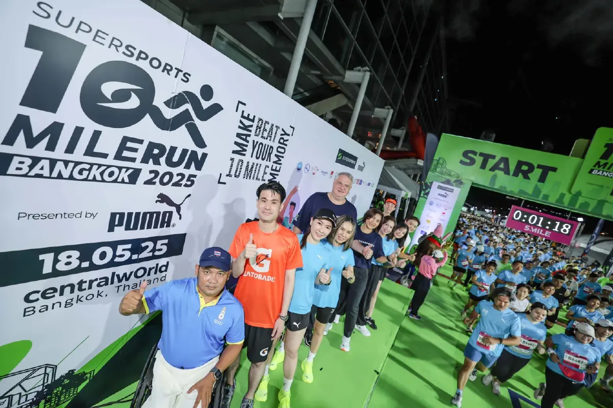"พงศกร"ซิวแชมป์ Supersports 10 Mile 2025 นักวิ่งร่วมกว่า 7 พันคน