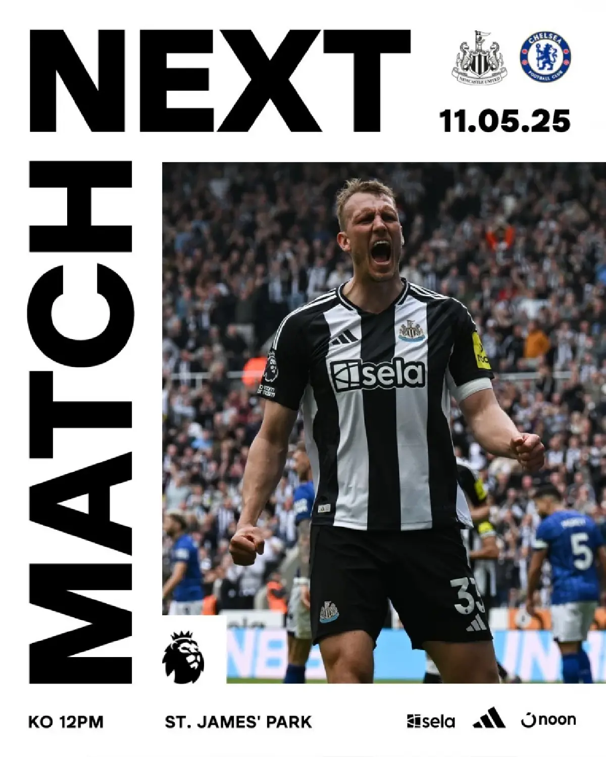 LIVE ดูบอลสด นิวคาสเซิ่ล พบ เชลซี พรีเมียร์ลีก ถ่ายทอดสด วันนี้