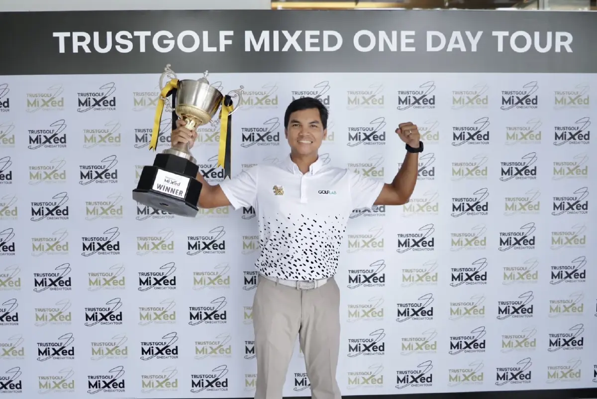 ภาสเมธ-ฉลองรัฐ์ คว้าแชมป์ทรัสต์กอล์ฟสนาม 2 ลุยศึกเอเชียน มิกซ์