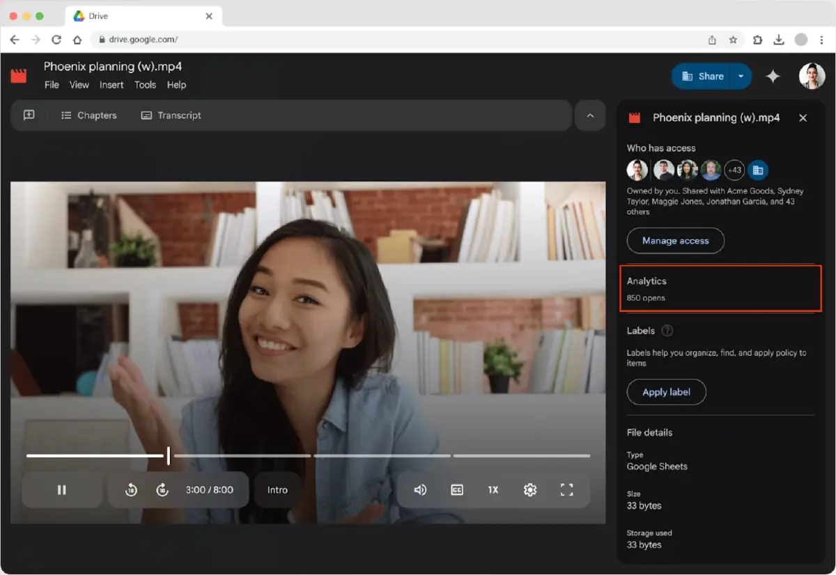 Google Drive เพิ่มฟีเจอร์ใหม่! เช็กยอดวิววิดีโอได้แล้ววันนี้