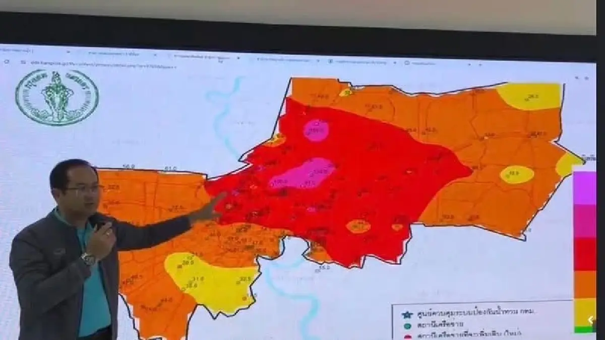 กทม. ลุยต่อ ทำงาน 24 ชม. รับมือฝน 80% เร่งพร่องน้ำ-เก็บขยะ
