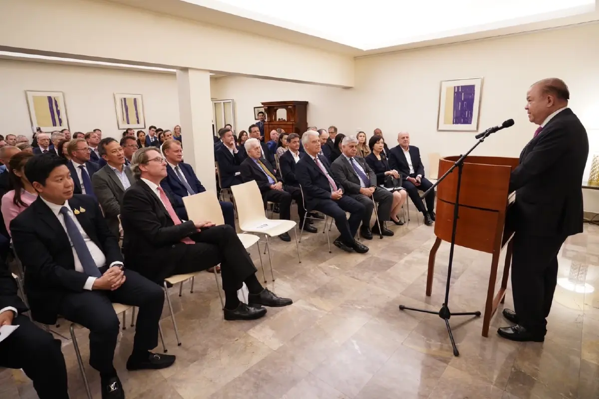 "พิชัย"ชวนนักธุรกิจเยอรมนีขยายฐานการลงทุนในไทยดัน FTA ไทย-อียู