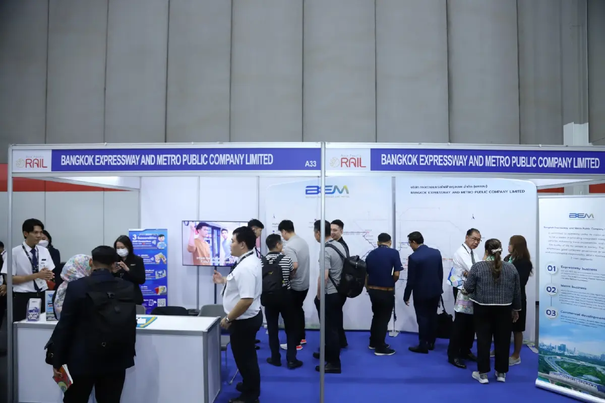 BEM โชว์ศักยภาพระบบรางใหญ่ที่สุด ในงาน Asia Pacific Rail 2025
