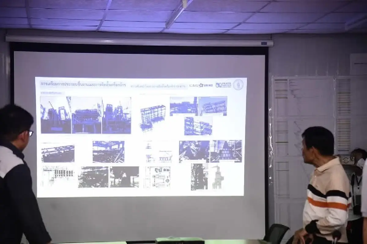 ไฟฟ้าหนองแขมคืบหน้า! ติดตั้งเครื่องจักร-เพิ่มความสูงปล่องควัน