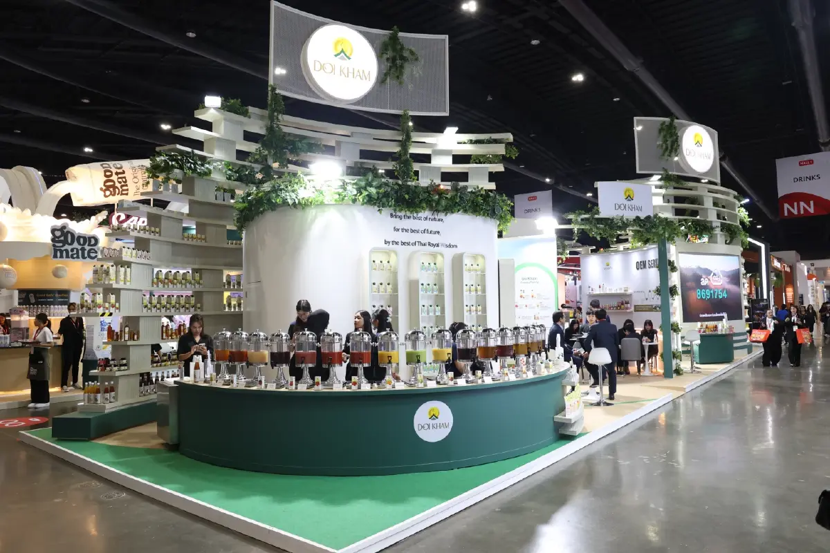 ดอยคำโชว์สินค้าหลากหลาย เจรจาธุรกิจ ในงาน THAIFEX 2025
