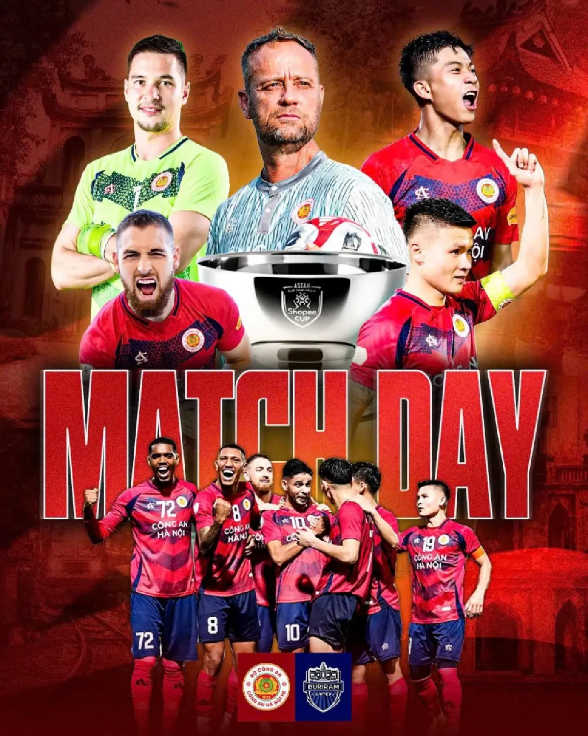 LIVE ถ่ายทอดสด คอง อัน ฮานอย พบ บุรีรัมย์ ยูไนเต็ด วันนี้ 14 พ.ค.68