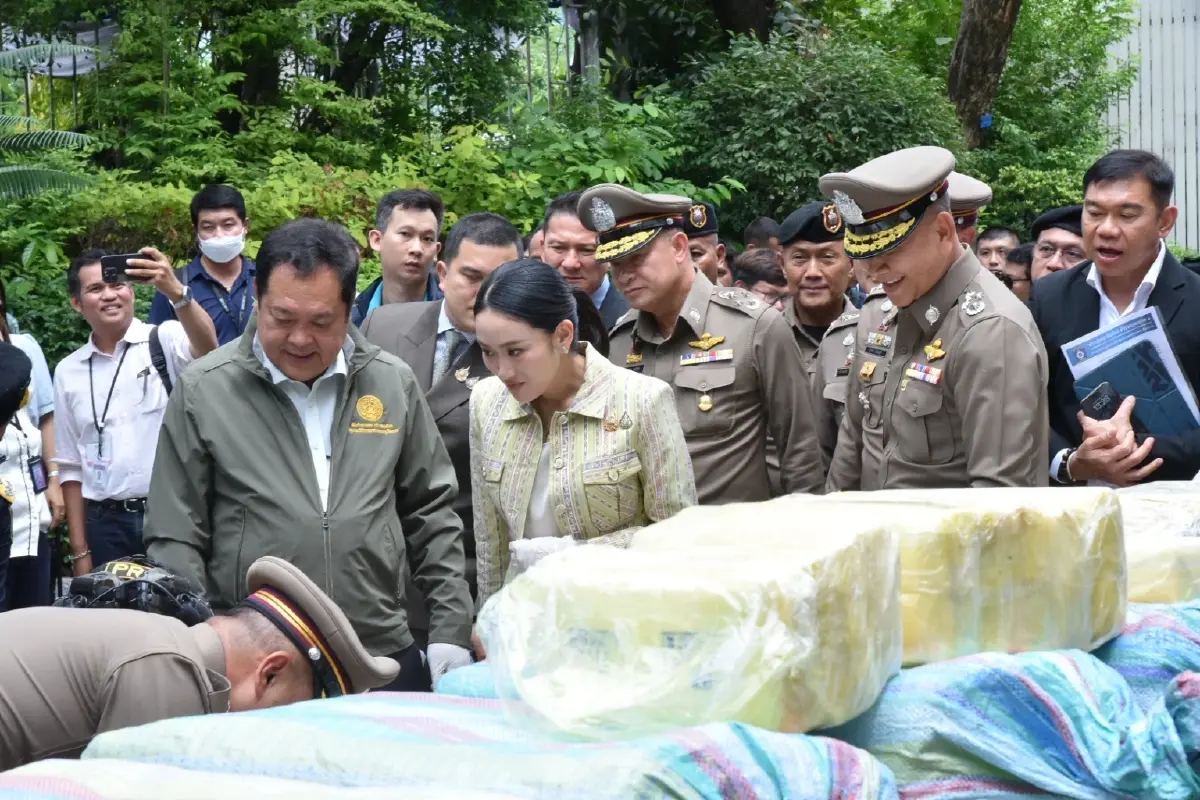  “นายกฯอิ๊งค์” ร่วมแถลง ผลจับกุมยานรก 7,961 คดี 