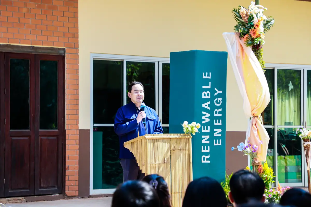 นายธนวัฒน์ ตรีวิศวเวทย์ กรรมการผู้จัดการ บริษัท ซีเค พาวเวอร์ จำกัด (มหาชน)