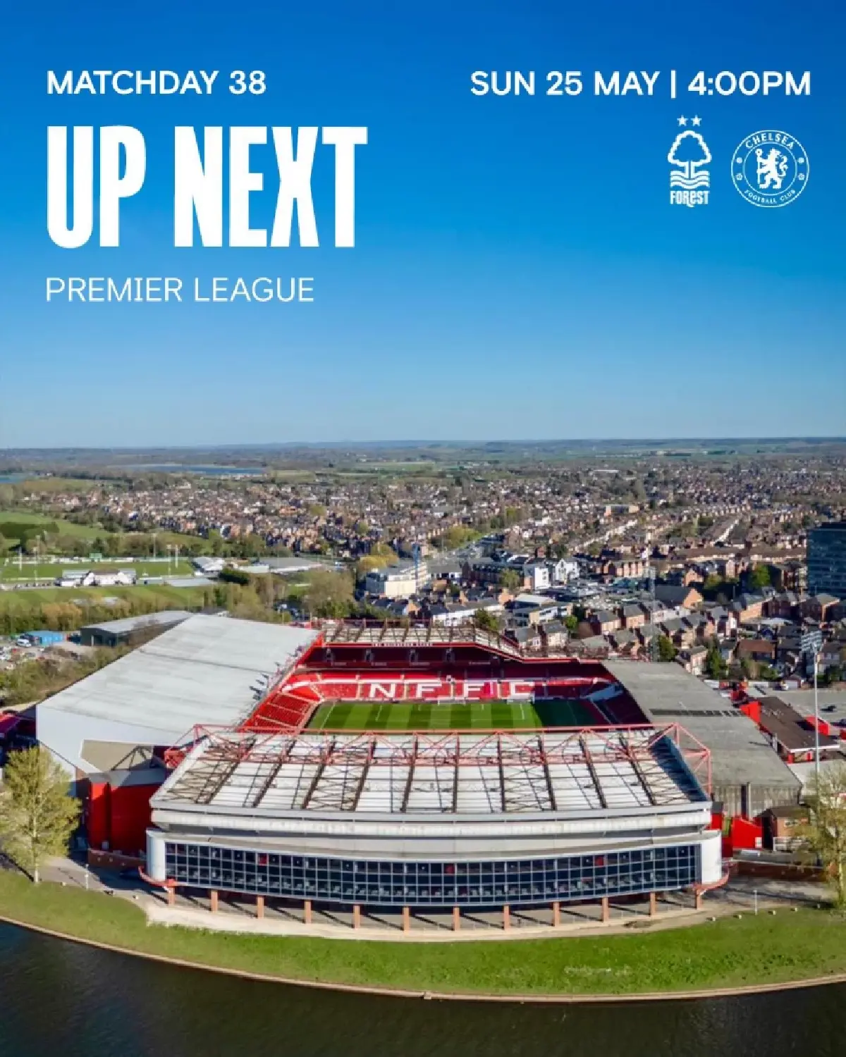 ดูบอลสด ถ่ายทอดสด ฟอเรสต์ พบ เชลซี  พรีเมียร์ลีก วันนี้ 25 พ.ค.68