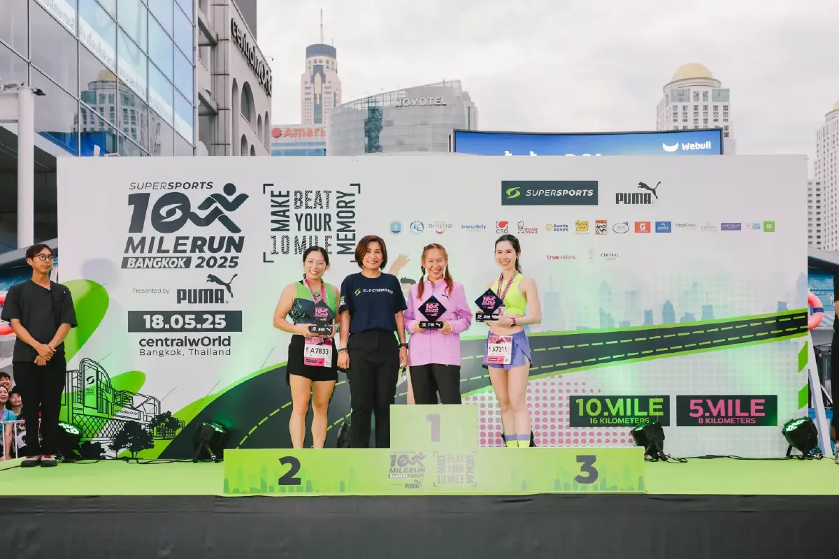 "พงศกร"ซิวแชมป์ Supersports 10 Mile 2025 นักวิ่งร่วมกว่า 7 พันคน