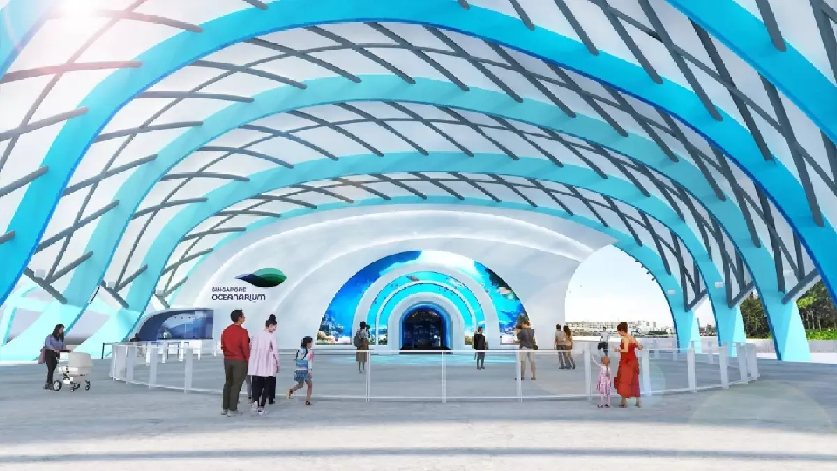 Singapore Oceanarium จุดหมายใหม่โลกใต้ทะเล ใน Entertainment Complex