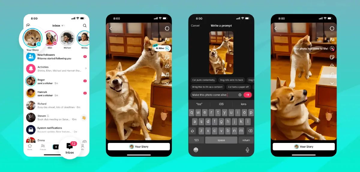 TikTok เปิดตัว 'AI Alive' ฟีเจอร์ใหม่ เปลี่ยนภาพนิ่ง ให้เป็นวิดีโอ