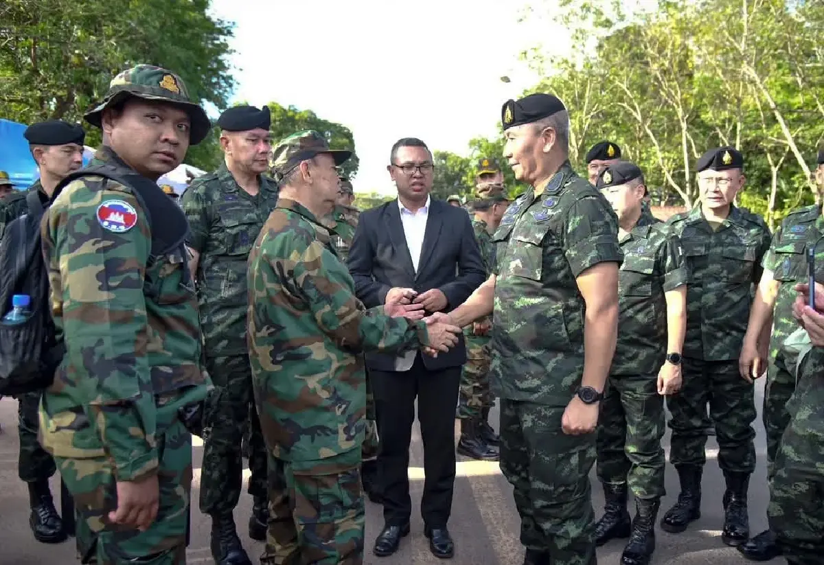 เปิด 3 ข้อยุติ ผลเจรจาผบ.ทบ. ไทย-กัมพูชา ปมขัดแย้งชายแดน