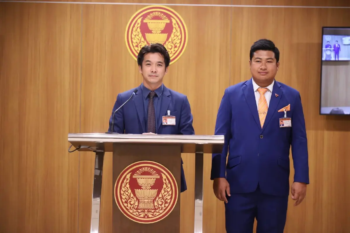 นายณัฐพล โตวิจักษณ์ชัยกุล และ นายเฉลิมพงศ์ แสงดี