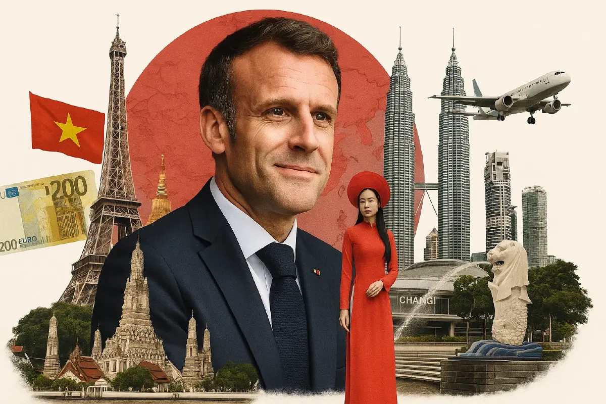 มาครง 'บุก'เอเชีย เปิดเกมชิงอำนาจ ท่ามกลางศึกการค้าสหรัฐฯ-จีน