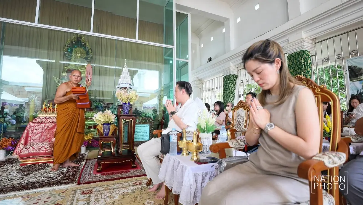 เนชั่น กรุ๊ป ร่วมทำบุญถวายผ้าป่าสามัคคี เนื่องในวันวิสาขบูชา