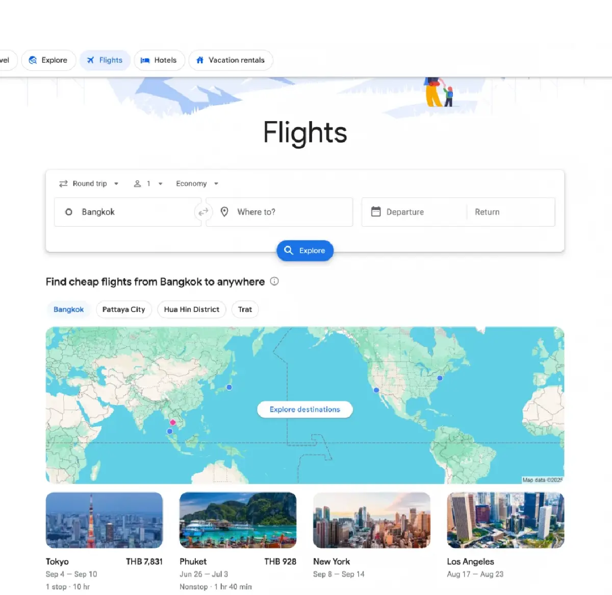 เปิดฟีเจอร์เด็ด Google Flights เอาใจคนอยากเที่ยวแต่งบจำกัด