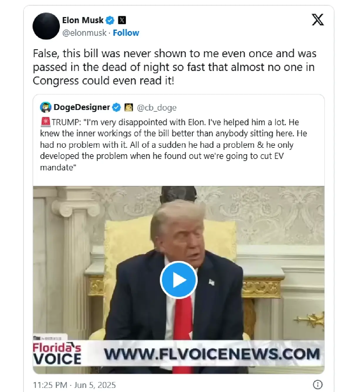 วงแตก! เปิดไทม์ไลน์สงครามน้ำลาย "มัสก์ VS ทรัมป์" ละเอียดยิบ