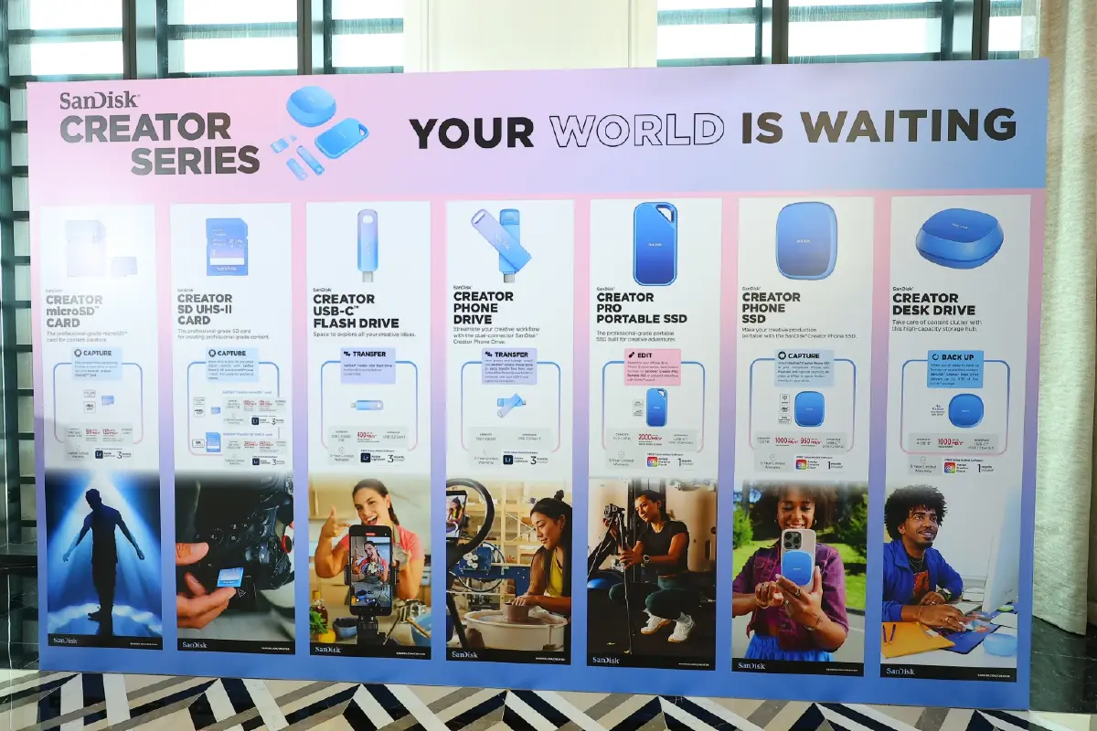 SanDisk Creator Series ตอบโจทย์ครีเอเตอร์ สร้างสรรค์ไร้ขีดจำกัด