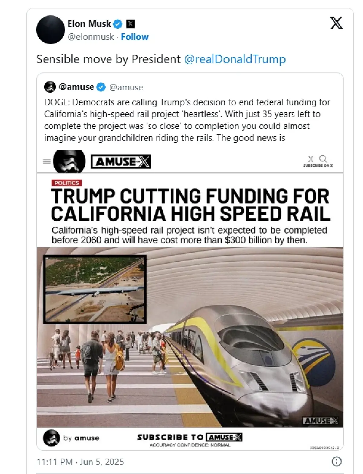 วงแตก! เปิดไทม์ไลน์สงครามน้ำลาย "มัสก์ VS ทรัมป์" ละเอียดยิบ