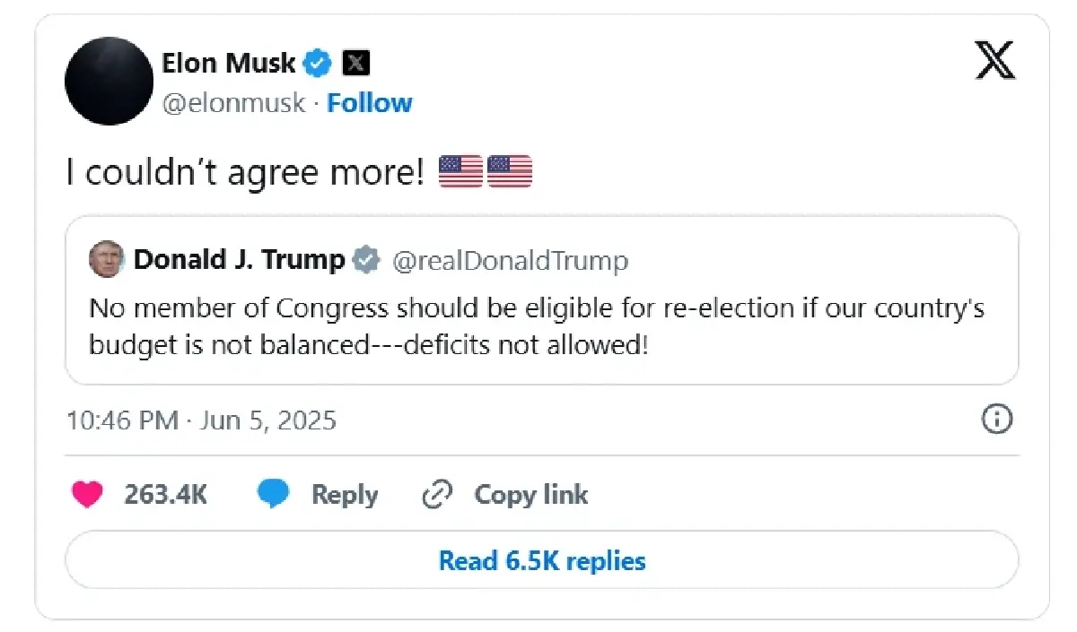 วงแตก! เปิดไทม์ไลน์สงครามน้ำลาย "มัสก์ VS ทรัมป์" ละเอียดยิบ
