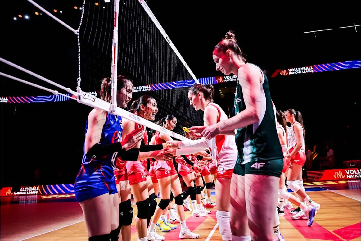 ผลวอลเลย์บอลหญิงทีมชาติ ไทย แพ้ โปแลนด์  0-3 VNL 2025 นัดแรก