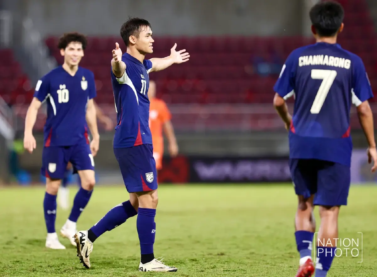 ผลบอล ทีมชาติไทย  2-0 อินเดีย ฟุตบอลอุ่นเครื่อง International Match