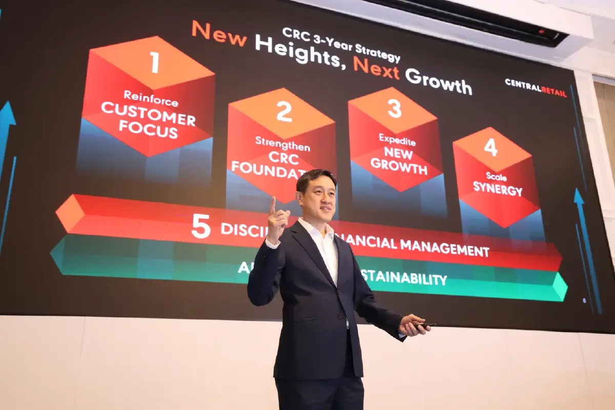 ”สุทธิสาร“ CEO ใหม่เซ็นทรัลรีเทล ลุยลงทุน 4.5 หมื่นล้านขยายอาณาจักรค้าปลีก