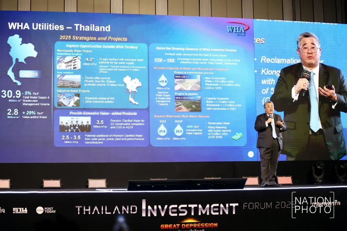 WHA ปักธงโตสวนกระแส ลุย EV-Data Center ดัน 5 ธุรกิจรับเมกะเทรนด์โลก