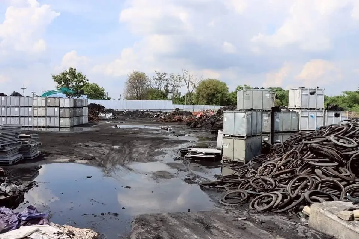 "เอกนัฏ" ส่งทีมสุดซอย รวบโรงงานเถื่อน ลอบนำเข้าเศษยางกัมพูชา