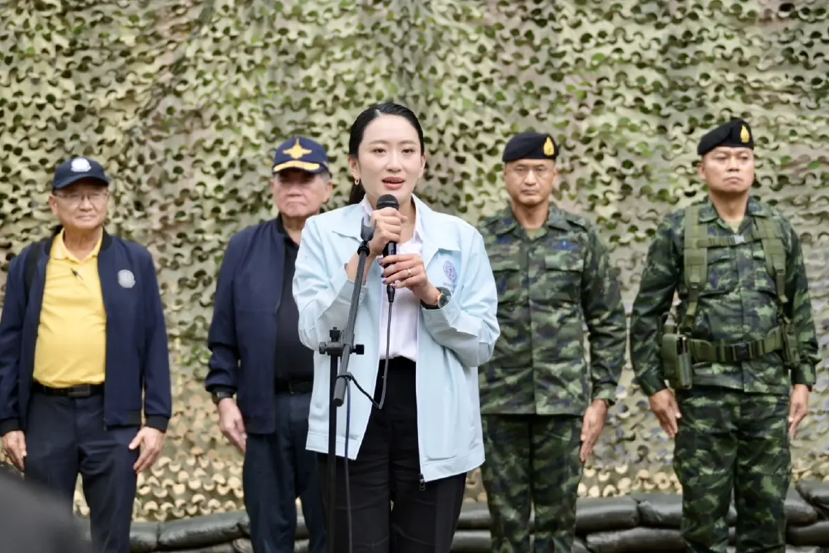 “แพทองธาร” ขอบคุณแม่ทัพภาคที่ 2 ปฏิบัติหน้าที่อย่างเข้มแข็งอดทน