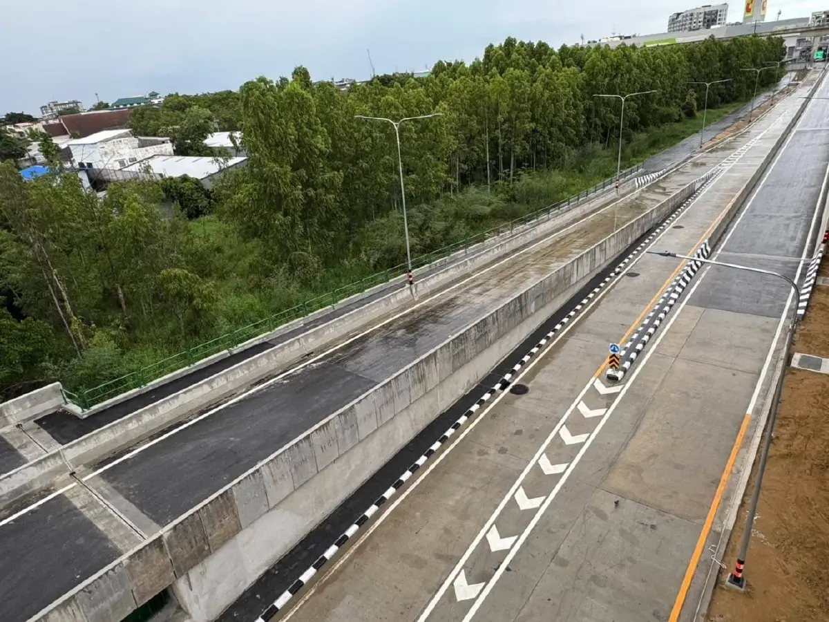 เตรียมเปิดใช้ถนนเชื่อมวิภาวดี-พหลโยธิน เปิดมิ.ย. 68 ลดรถติด