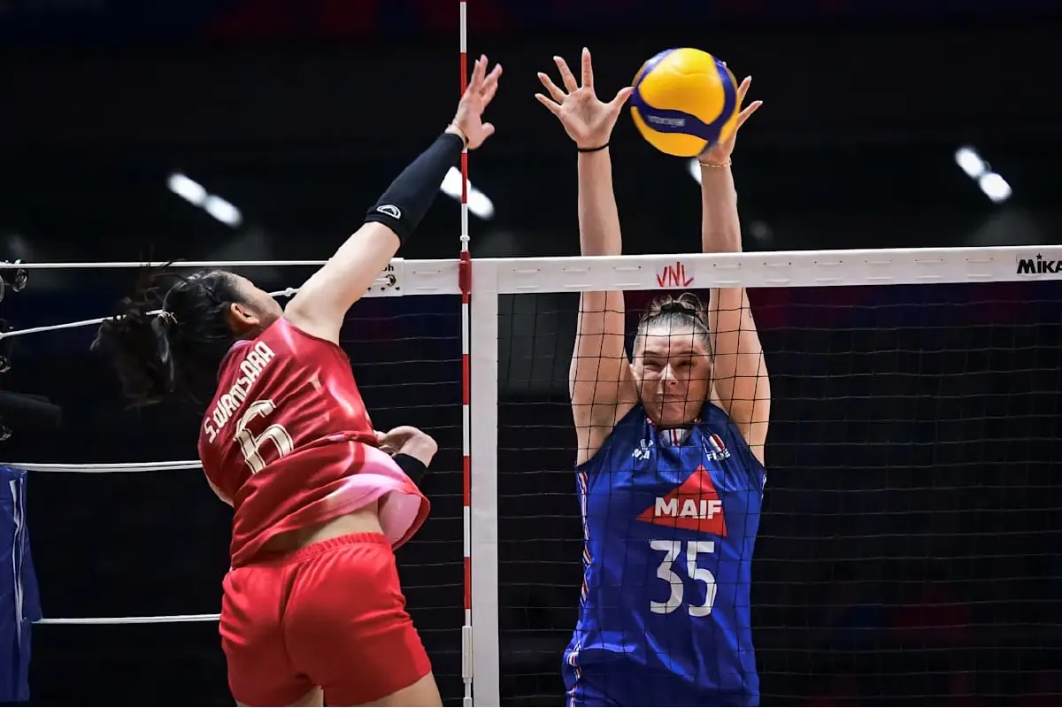 นักตบสาวไทย ขยับขึ้นที่ 14 โลก หลังไทย ไล่ทุบ ฝรั่งเศส 3-1 VNL 2025