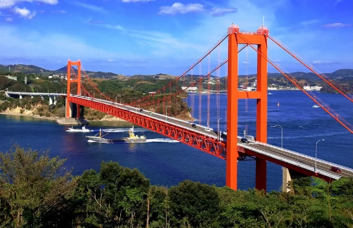สะพานฮิราโดะ โอฮาชิ (Hirado Ohashi Bridge)