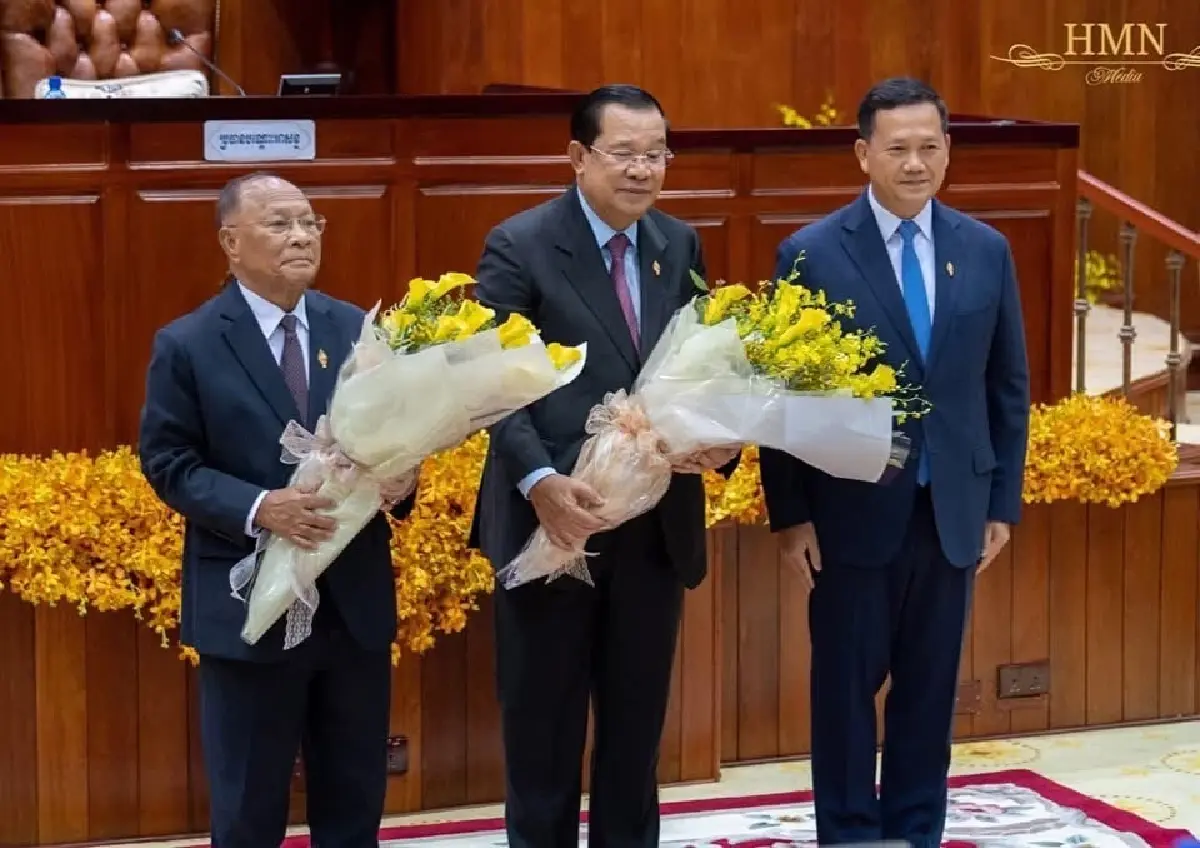 ฮุนเซนปลื้มมาตรการนายกฯฮุนมาเนตหนุนพาคนกัมพูชากลับประเทศ