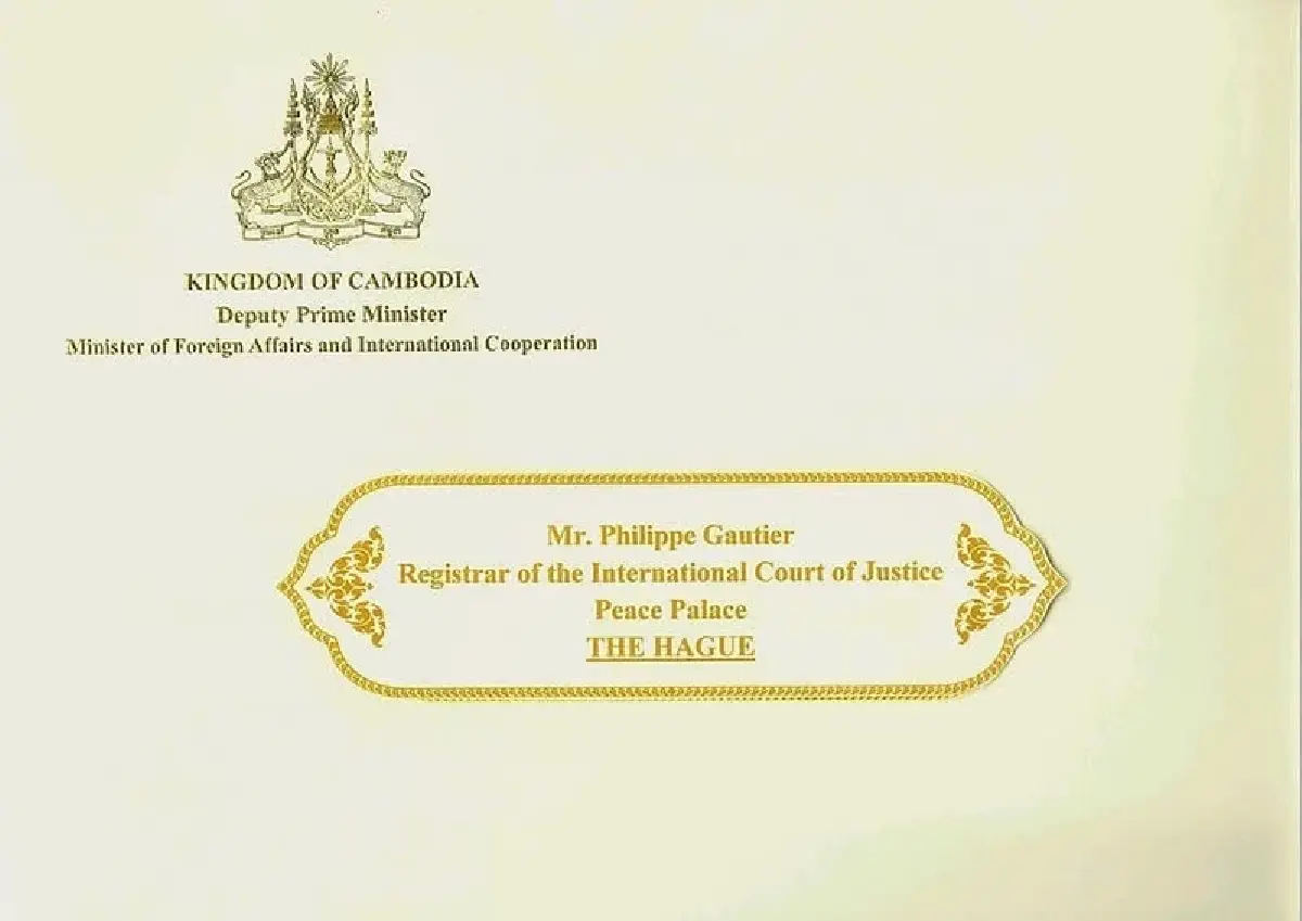 กัมพูชาถือฤกษ์ชนะคดีเขาพระวิหาร ยื่นฟ้องศาลโลก 4 จุดพิพาทชายแดนไทย