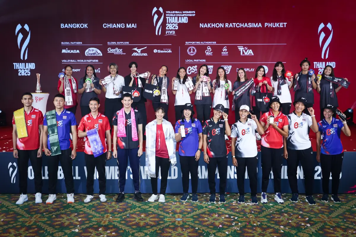 ไทยเปิดตัวมาสคอต “V Angel” นับถอยหลังสู่เจ้าภาพวอลเลย์บอลโลก