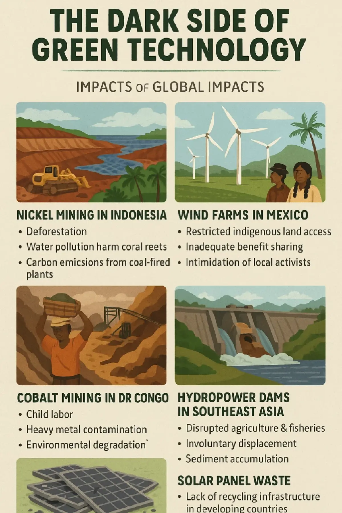 ด้านมืดของเทคโนโลยีสีเขียว ความหวังโลก หรือจุดเริ่มต้นของวิกฤตครั้งใหม่?