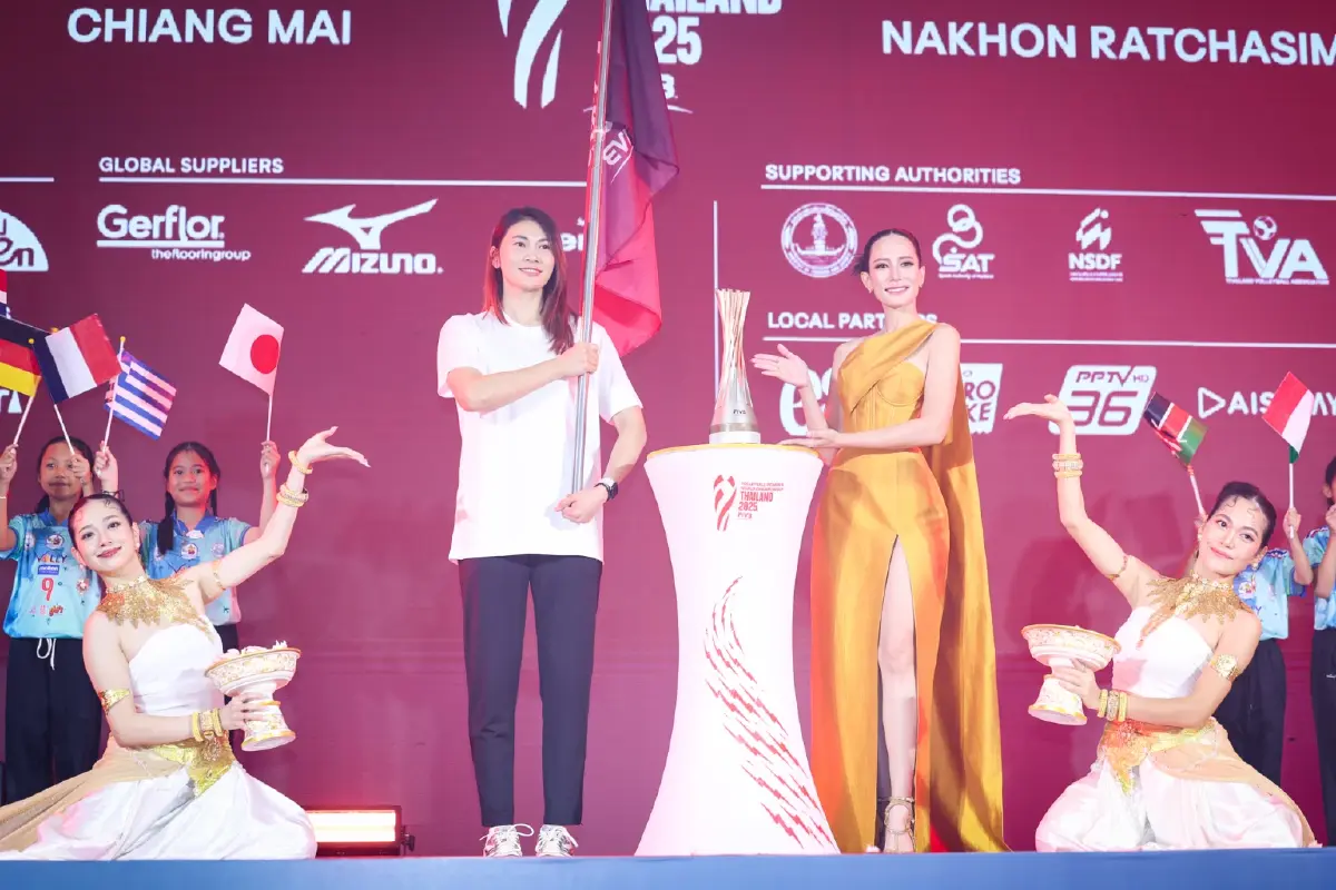 ไทยเปิดตัวมาสคอต “V Angel” นับถอยหลังสู่เจ้าภาพวอลเลย์บอลโลก