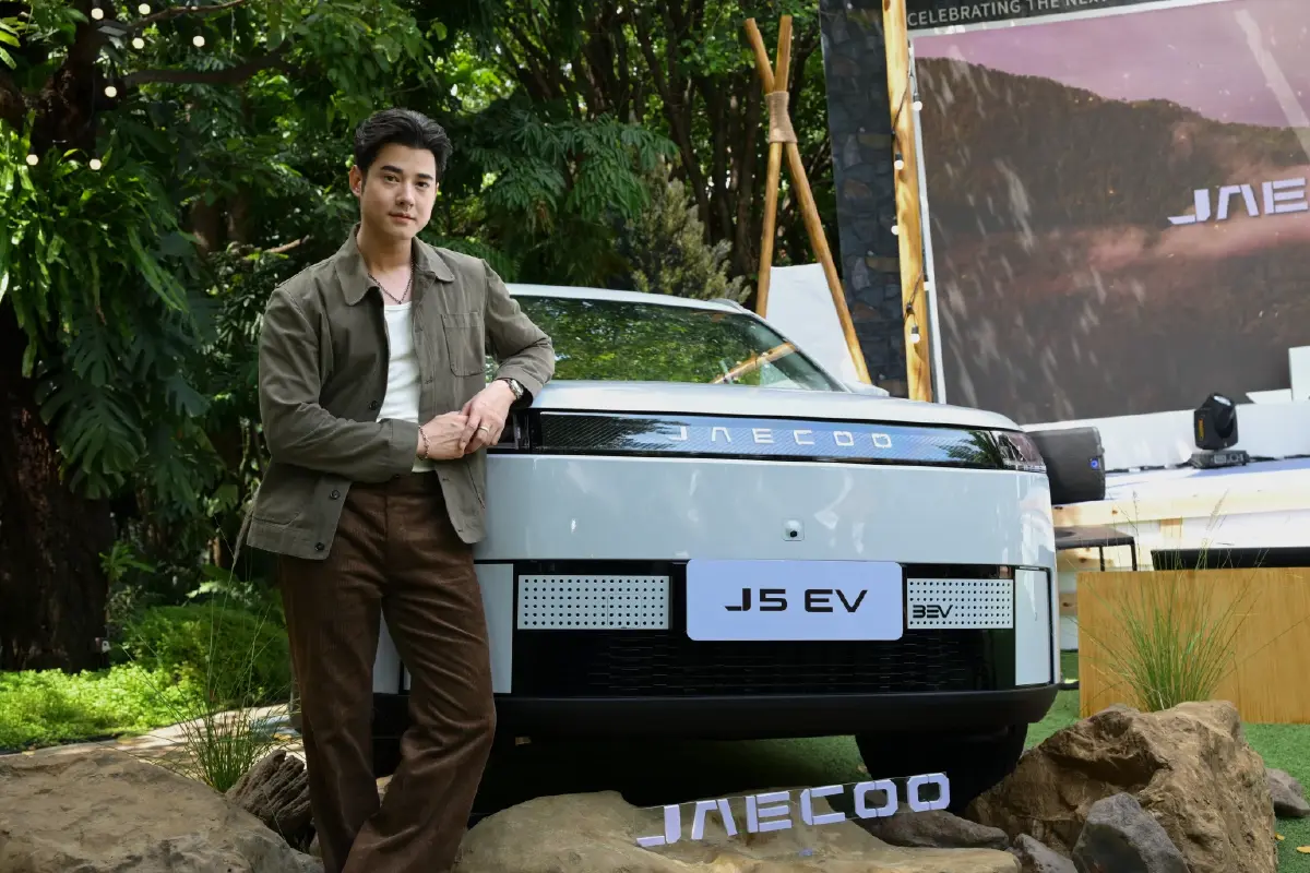JAECOO 5 EV เคาะราคาท็อป 6.99 แสน เปิดตัว มาริโอ้ พรีเซนเตอร์