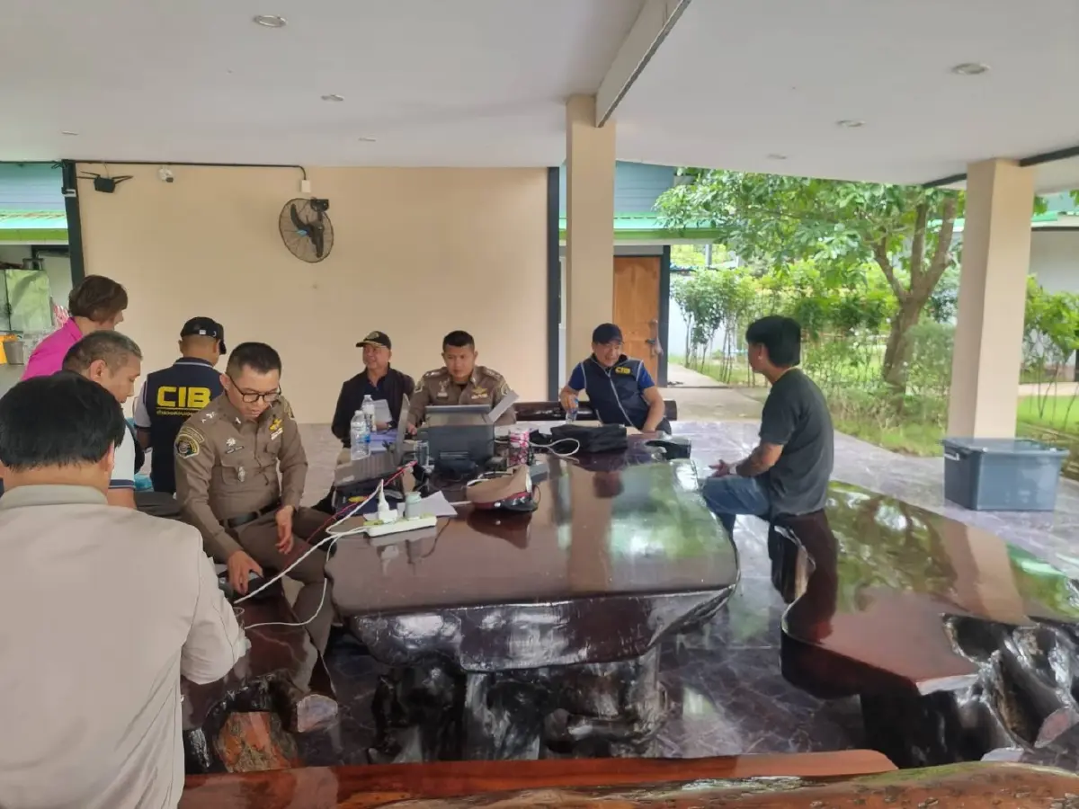 เปิดภาพ ปทส.- ปปป. ค้น รีสอร์ท &quot;จอนนี่ มือปราบ&quot;  พบสร้างรุกเขตนิคมฯ