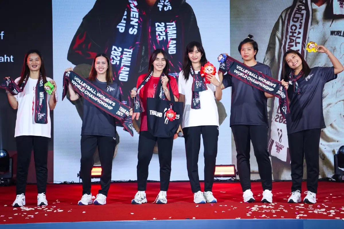 ไทยเปิดตัวมาสคอต “V Angel” นับถอยหลังสู่เจ้าภาพวอลเลย์บอลโลก