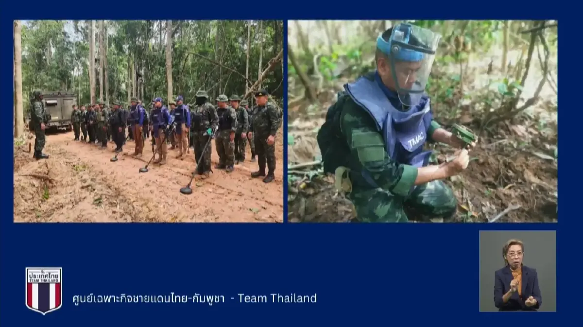 ไทยยกระดับมาตรการความมั่นคง หลังพบการวางทุ่นระเบิดใหม่ชายแดน