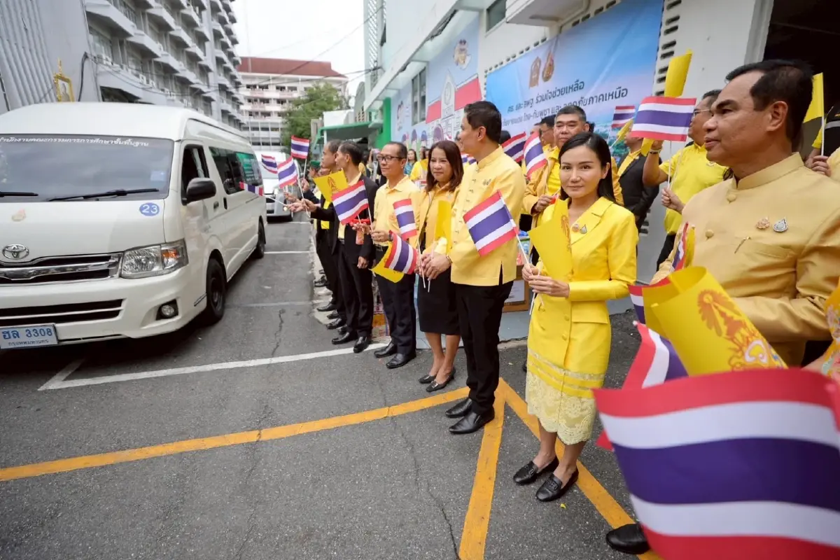 "รมว.นฤมล"ปล่อยคาราวานน้ำใจสพฐ.-ศธ.ช่วยชายแดน-น้ำท่วมเหนือ