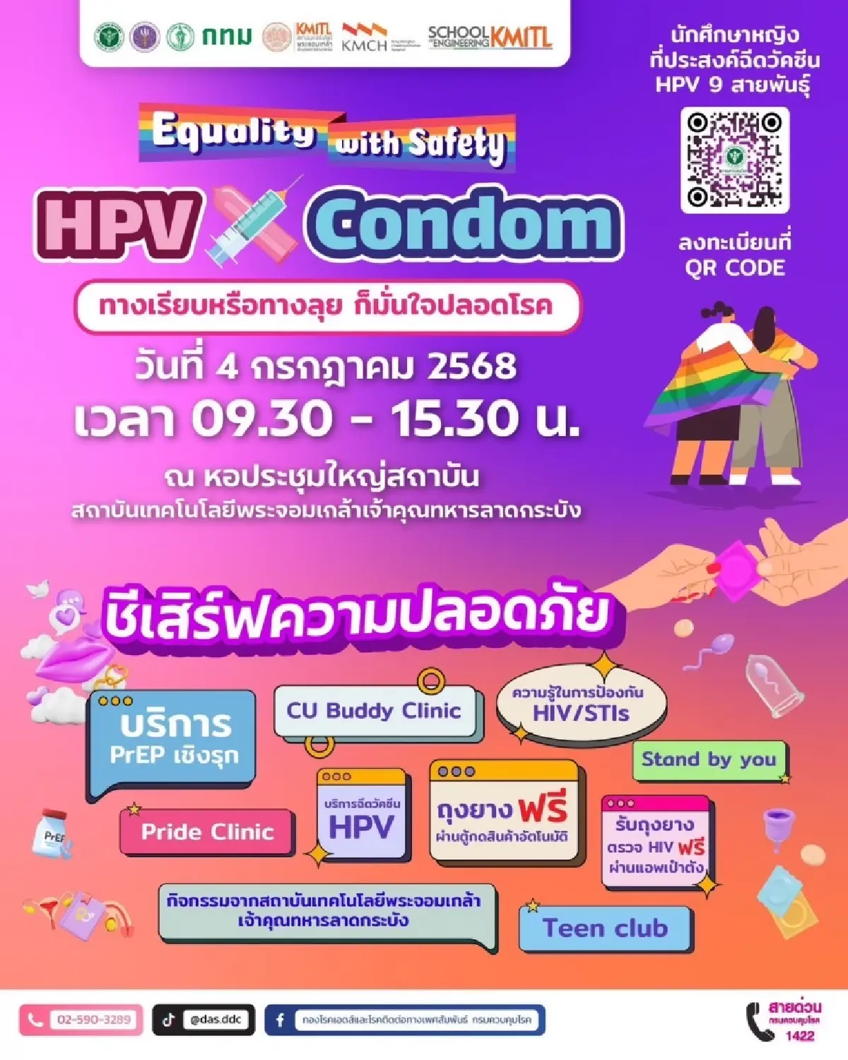 กรมควบคุมโรค ชวนคนไทย รู้สถานะ “เอชไอวี ตรวจเร็ว รู้ทัน ป้องกันได้ ตรวจได้ด้วยตนเอง”